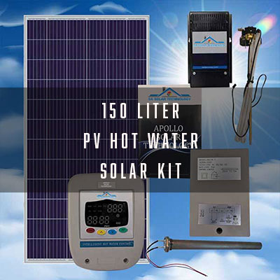 SA Solar Technology 150 Liter PV Hot Water Solar Kit