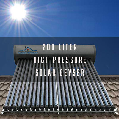 SA Solar Technology 200 Liter High Pressure Solar Geyser